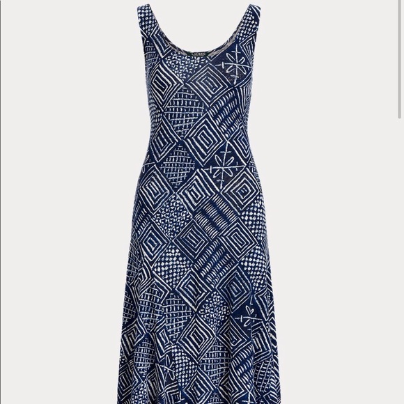 NWT💥Lauren Ralph Lauren Linen Jersey Dress💥 - Picture 4 of 4